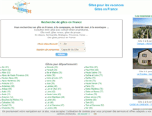 Tablet Screenshot of gites-pour-les-vacances.com